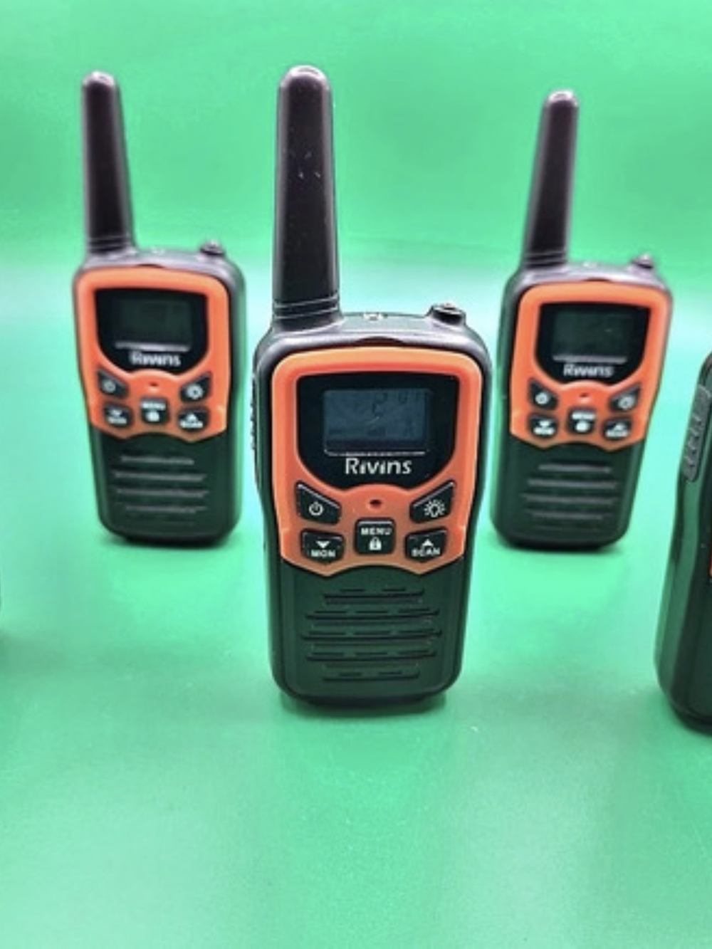ULTIMATE 5-PACK RIVINS RV-7 2-WAY RADIOS / WALKIE TALKIES